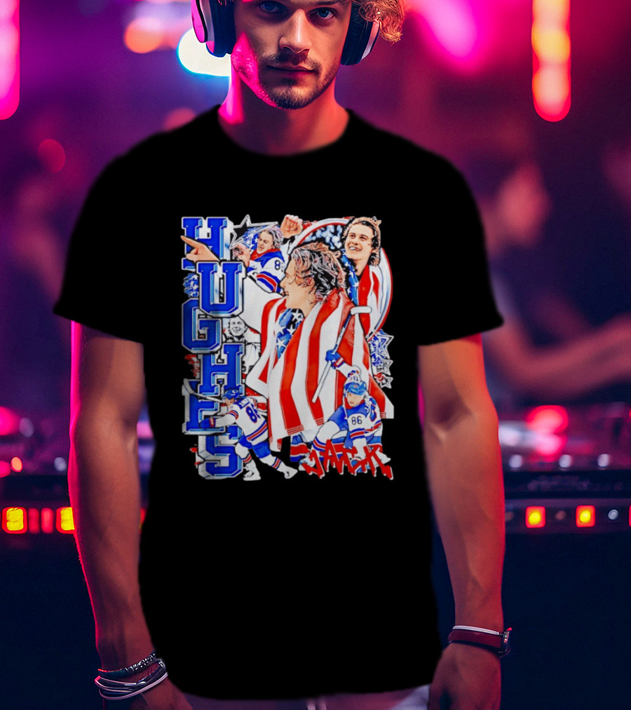 Hughes USA 86 American Hockey Pride T-Shirt
