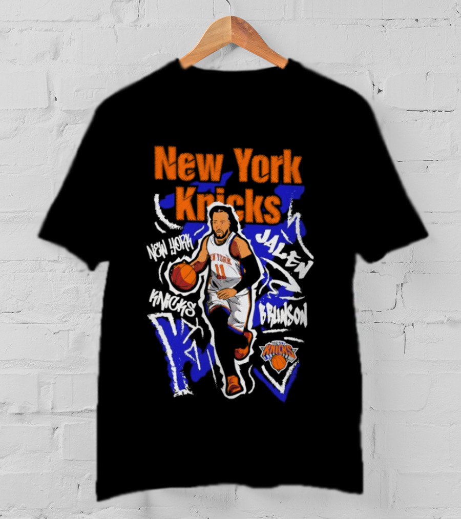 New York Knicks Jalen Brunson Player 11 Chalked Up T-Shirt