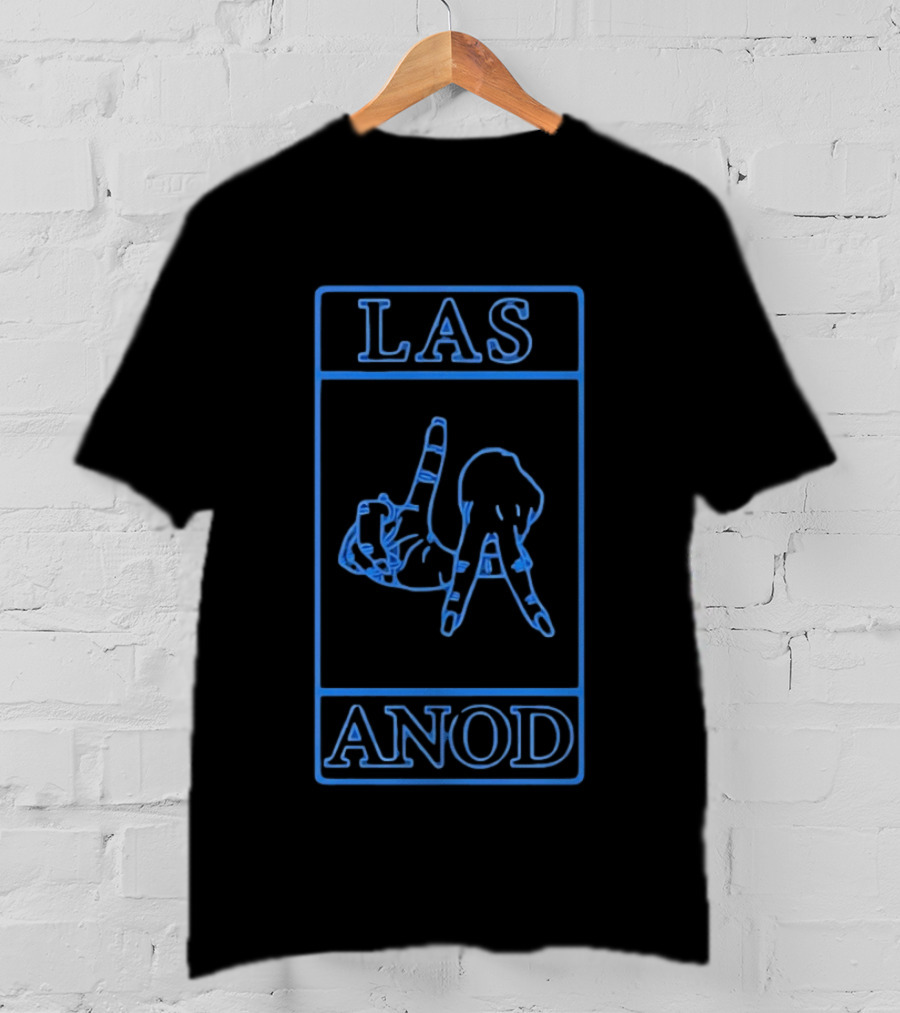 Las Anod Hand Sign Gesture Icon Blue T-Shirt