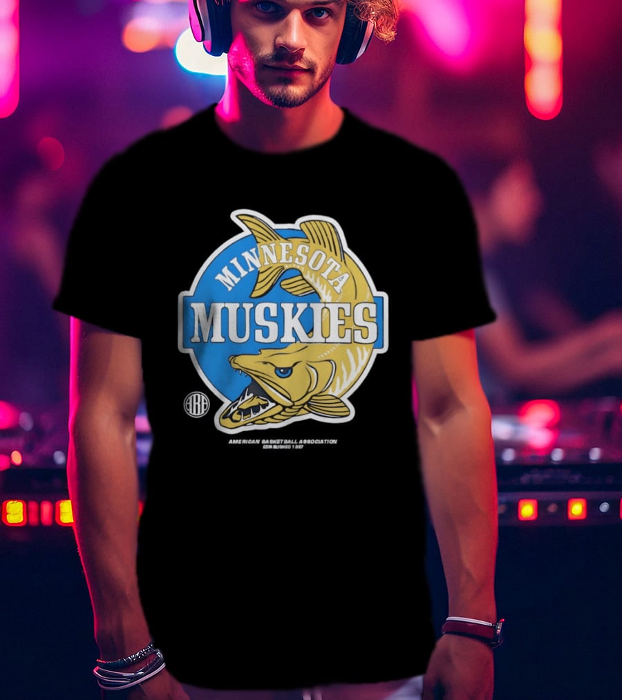 Minnesota Muskies ABA 1967 Vintage Team T-Shirt