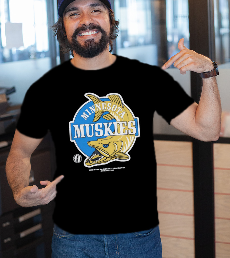 Minnesota Muskies ABA 1967 Vintage Team T-Shirt