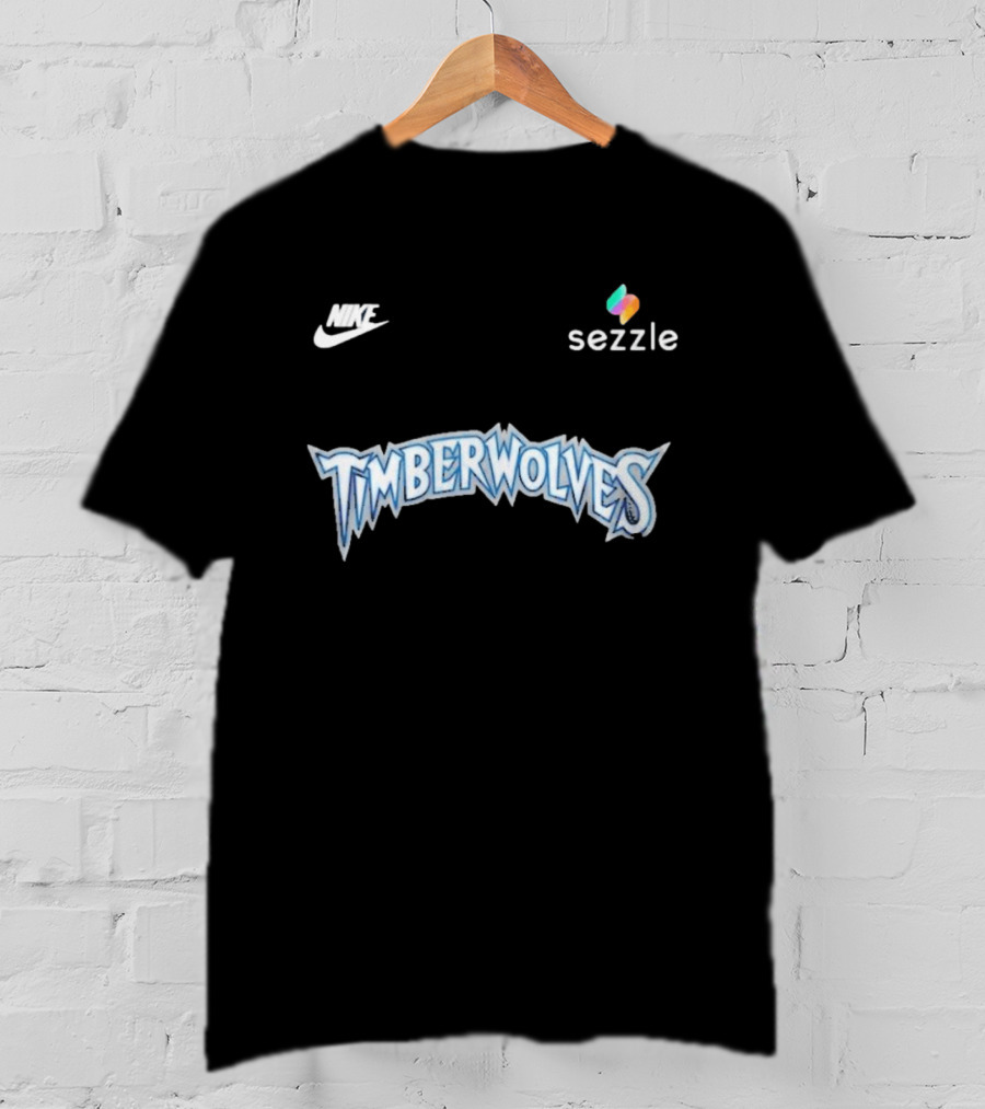 Nike Minnesota Timberwolves Sezzle Black Trees Classic 2026 T-Shirt