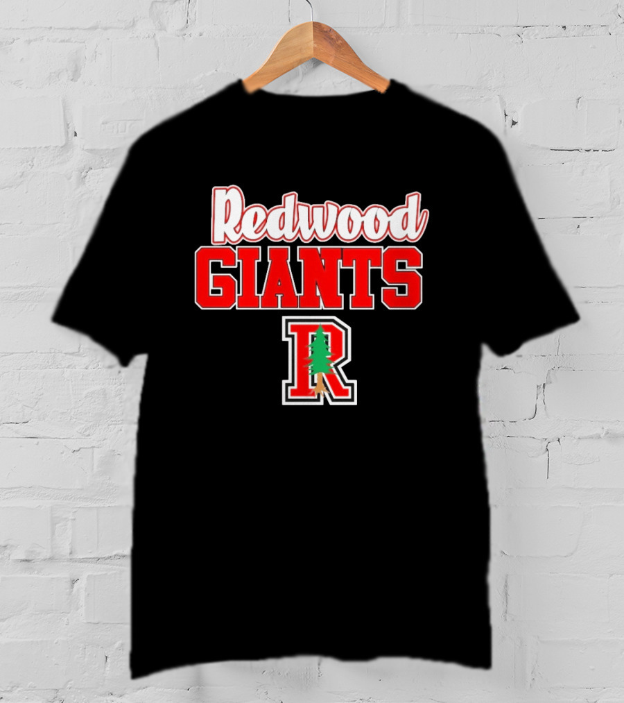 Redwood Giants High School R Tree T-Shirt
