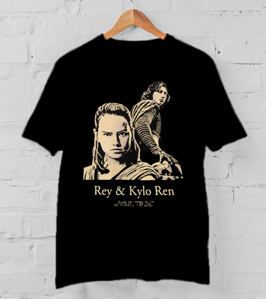 Rey & Kylo Ren Star Wars Characters Epic T-Shirt