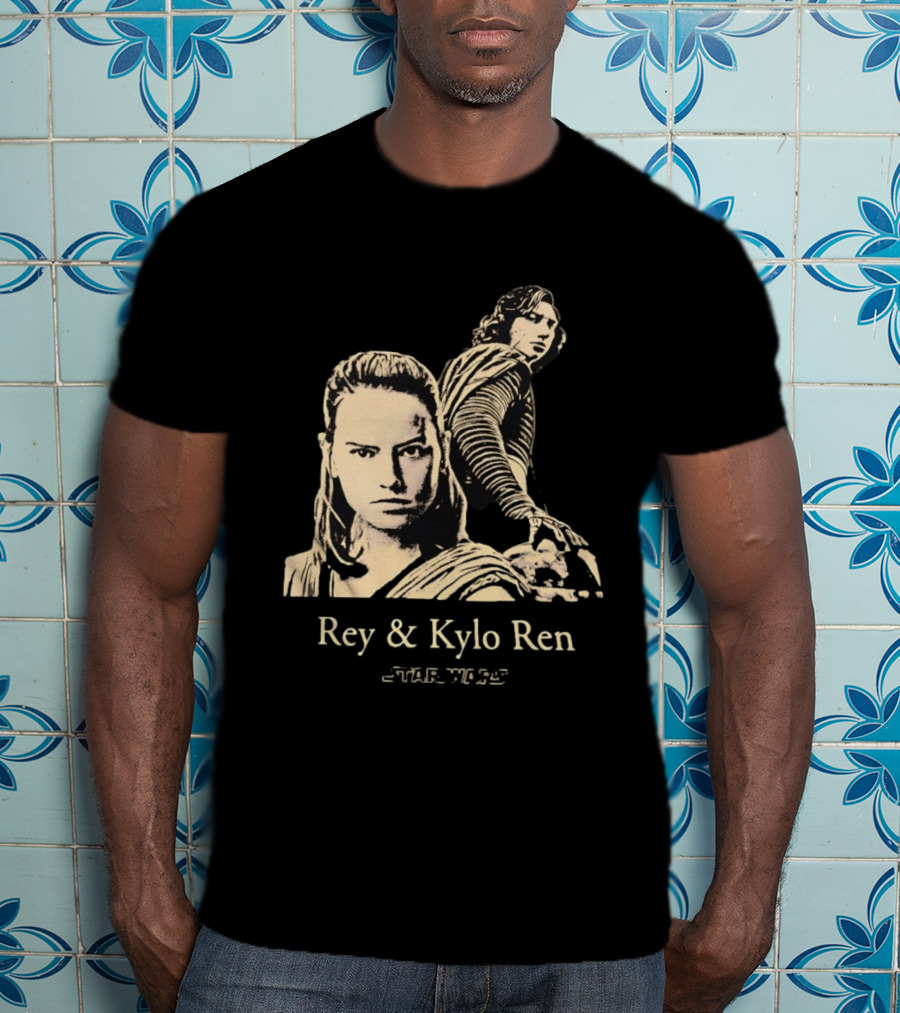Rey & Kylo Ren Star Wars Characters Epic T-Shirt