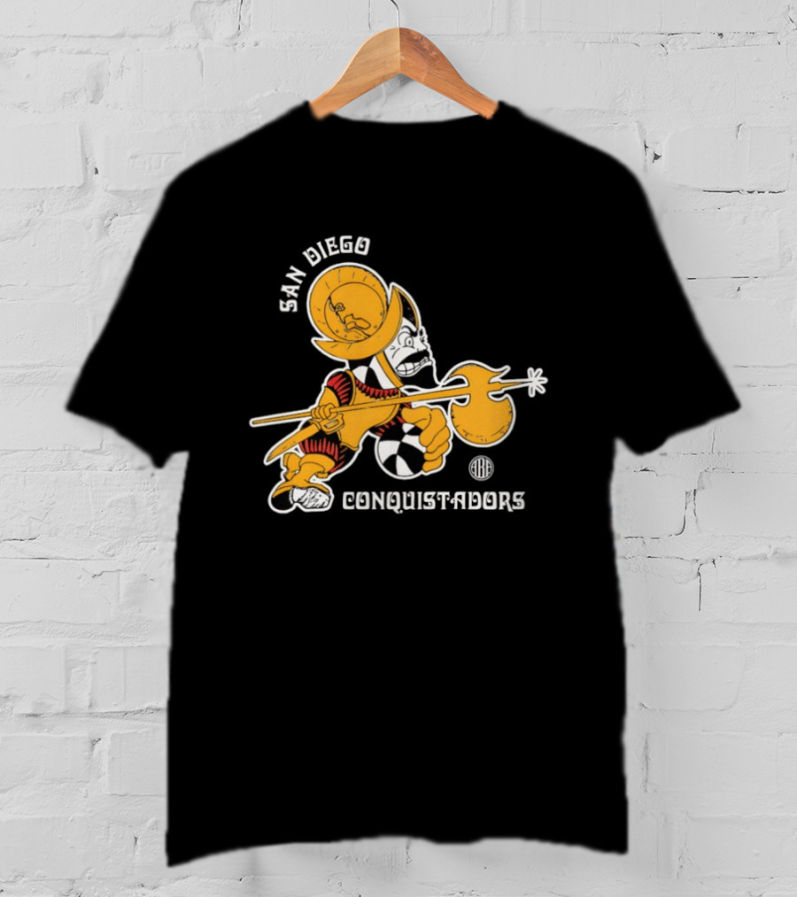 San Diego Conquistadors ABA Retro Basketball Team T-Shirt