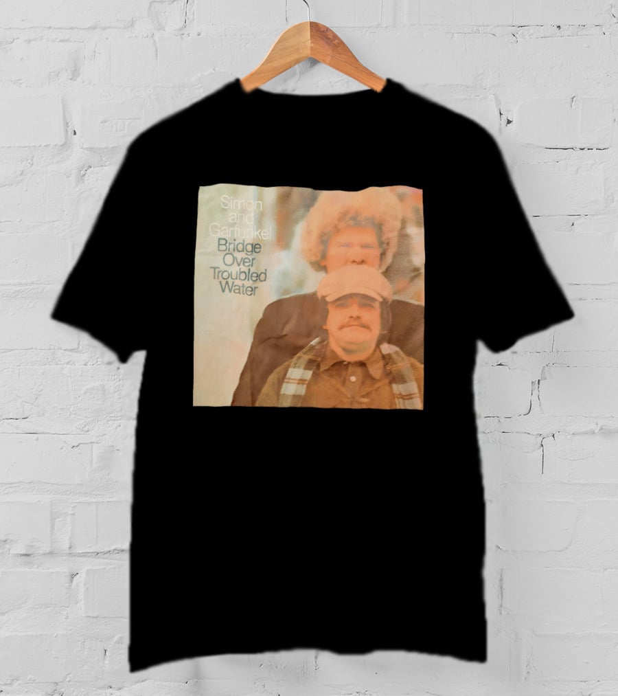Simon And Garfunkel Bridge Over Troubled Water Album Cover T-Shirt