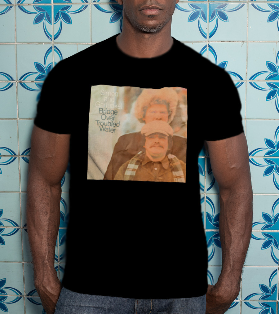 Simon And Garfunkel Bridge Over Troubled Water Album Cover T-Shirt