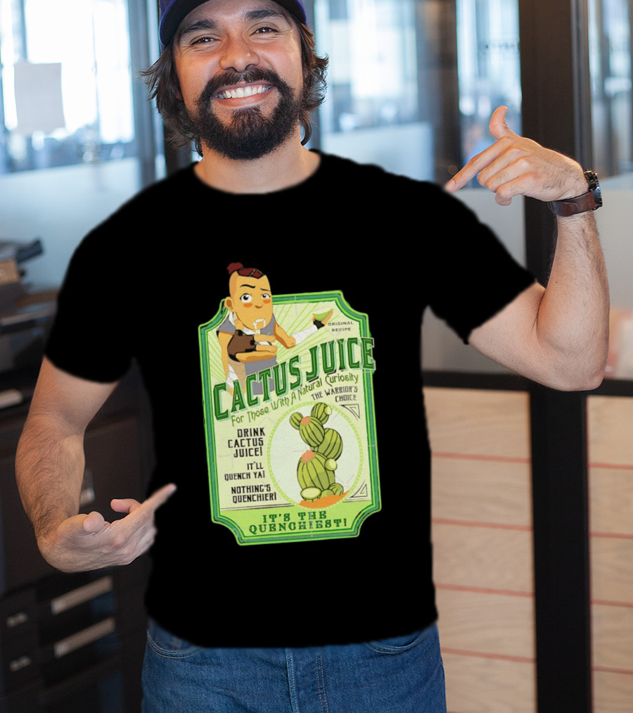 Sokka Cactus Juice It's The Quenchiest The Warrior's Choice Avatar T-Shirt