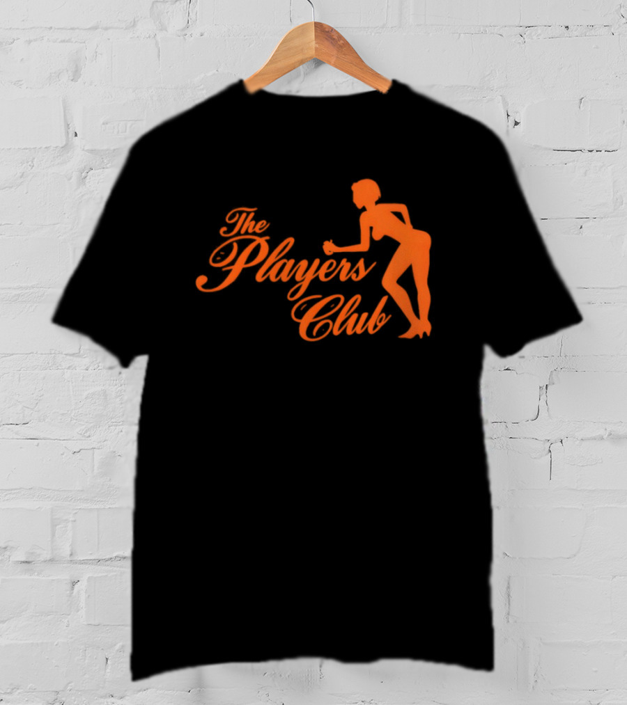 The Players Club Silhouette Retro Script T-Shirt
