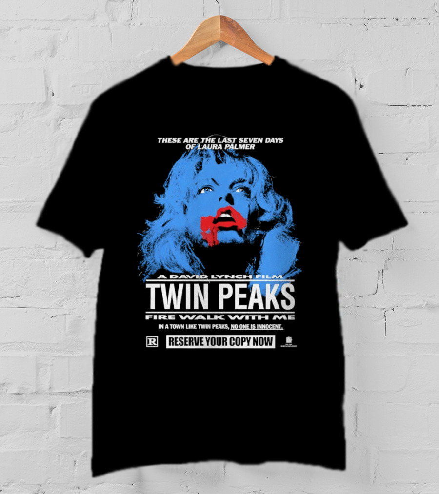These Are The Last Seven Days Of Laura Palmer David Lynch Twin Peaks Fire Walk With Me T-Shirt