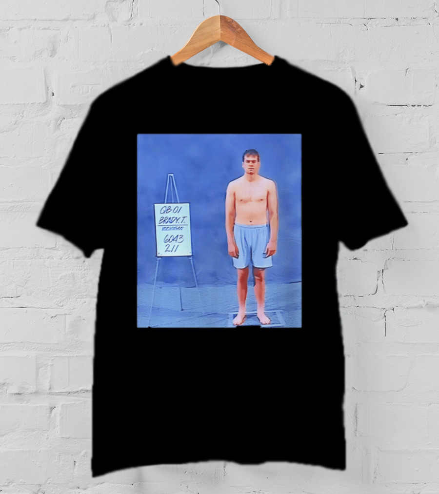 QB 01 Brady Combine 6043 211 New England Patriots T-Shirt