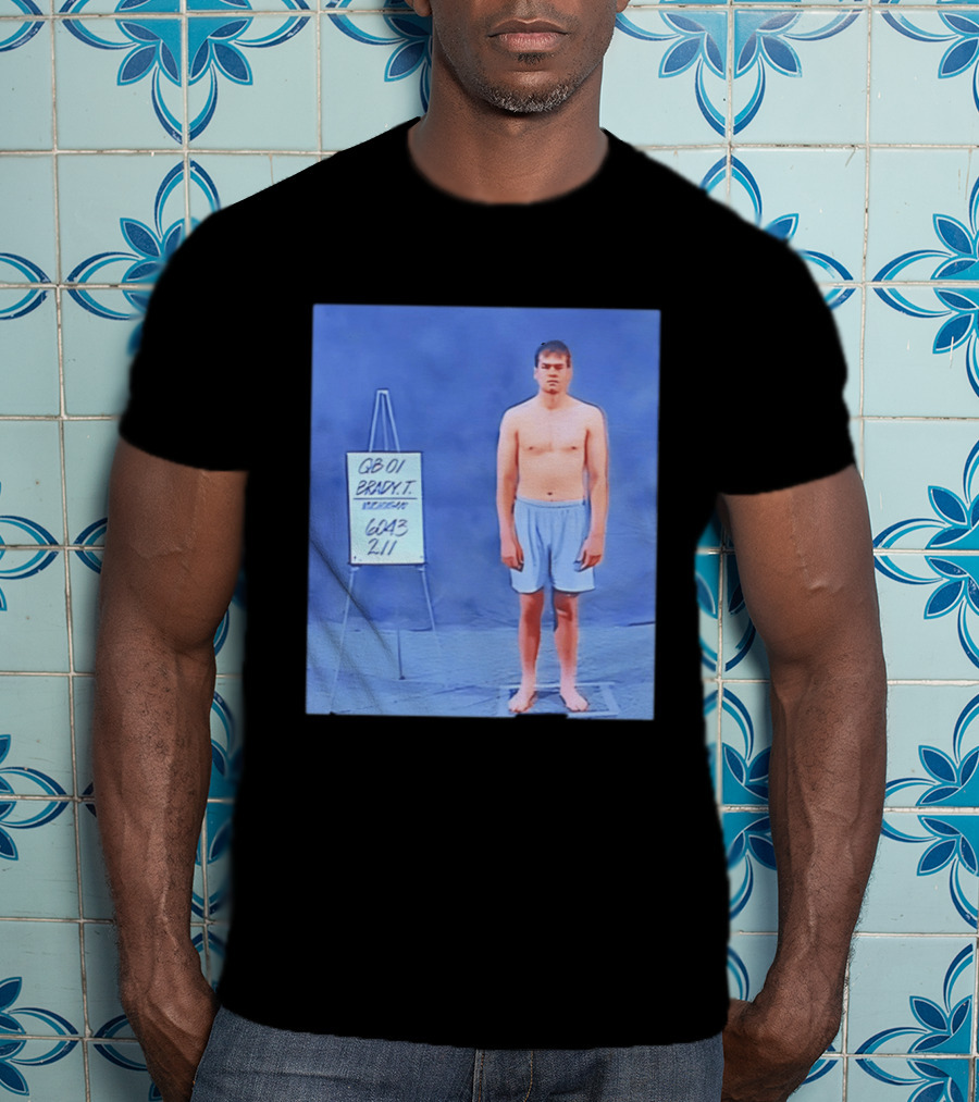 QB 01 Brady Combine 6043 211 New England Patriots T-Shirt