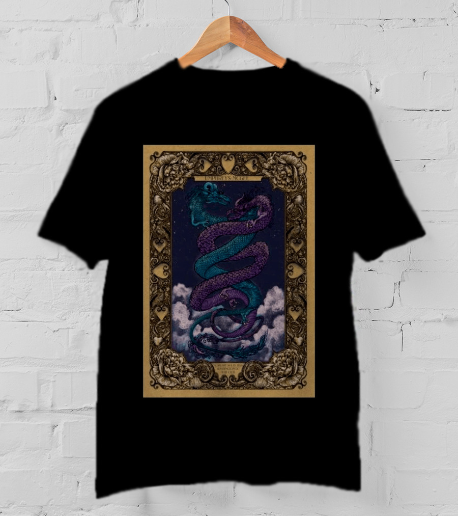 Umphrey's McGee Feb 14 15 2026 Washington D.C Dragon Roses T-Shirt
