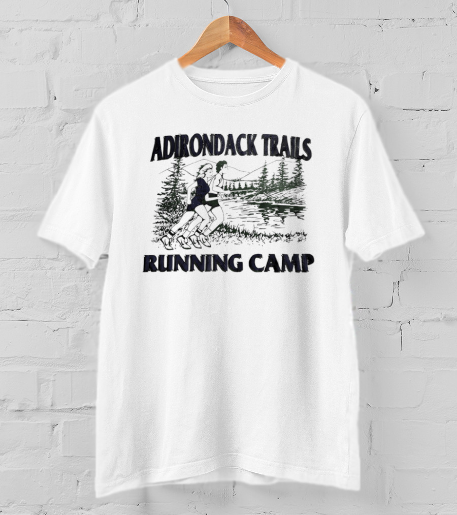 Adirondack Trails Running Camp Scenic Forest Runners T-Shirt