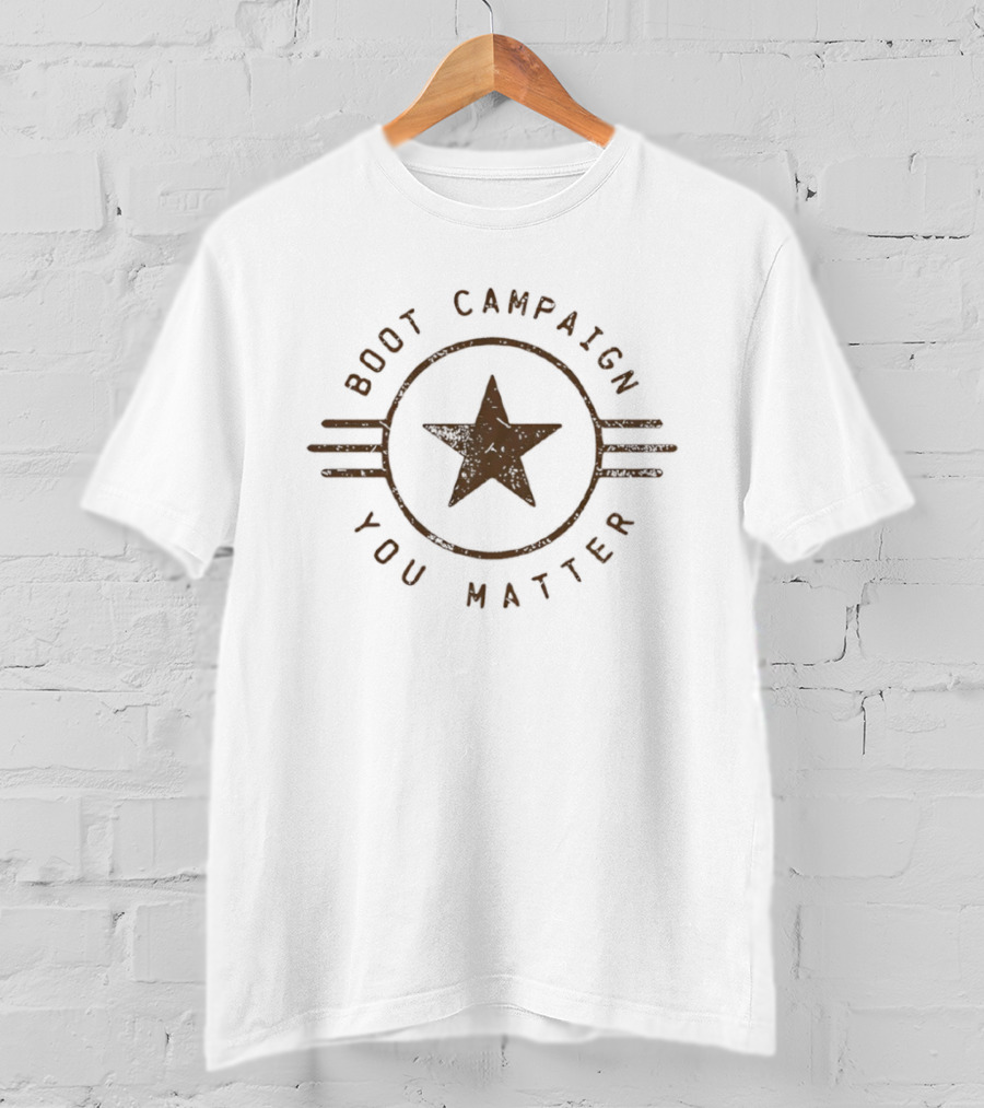 Boot Campaign You Matter Star T-Shirt