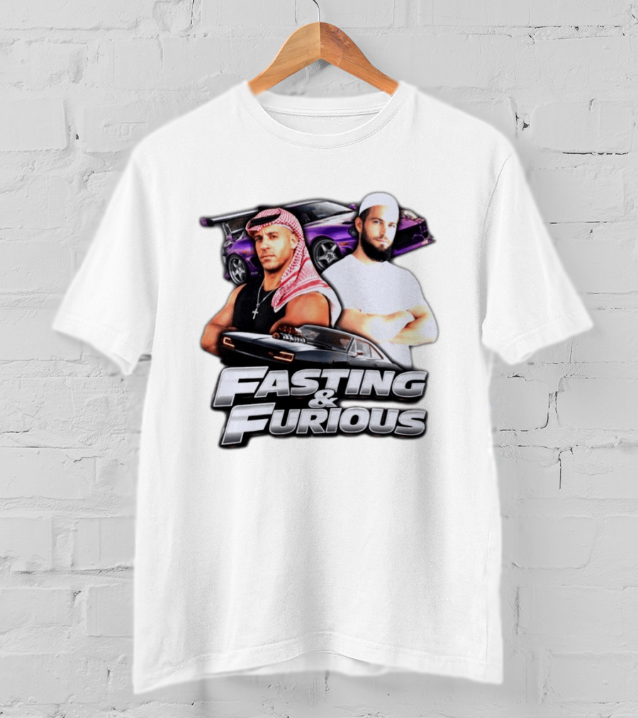 Fasting & Furious Vin Diesel Paul Walker Dubai Cars T-Shirt