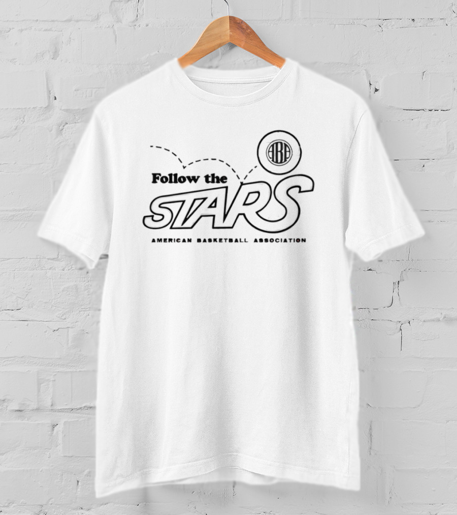 Follow The Stars ABA American Basketball Association T-Shirt