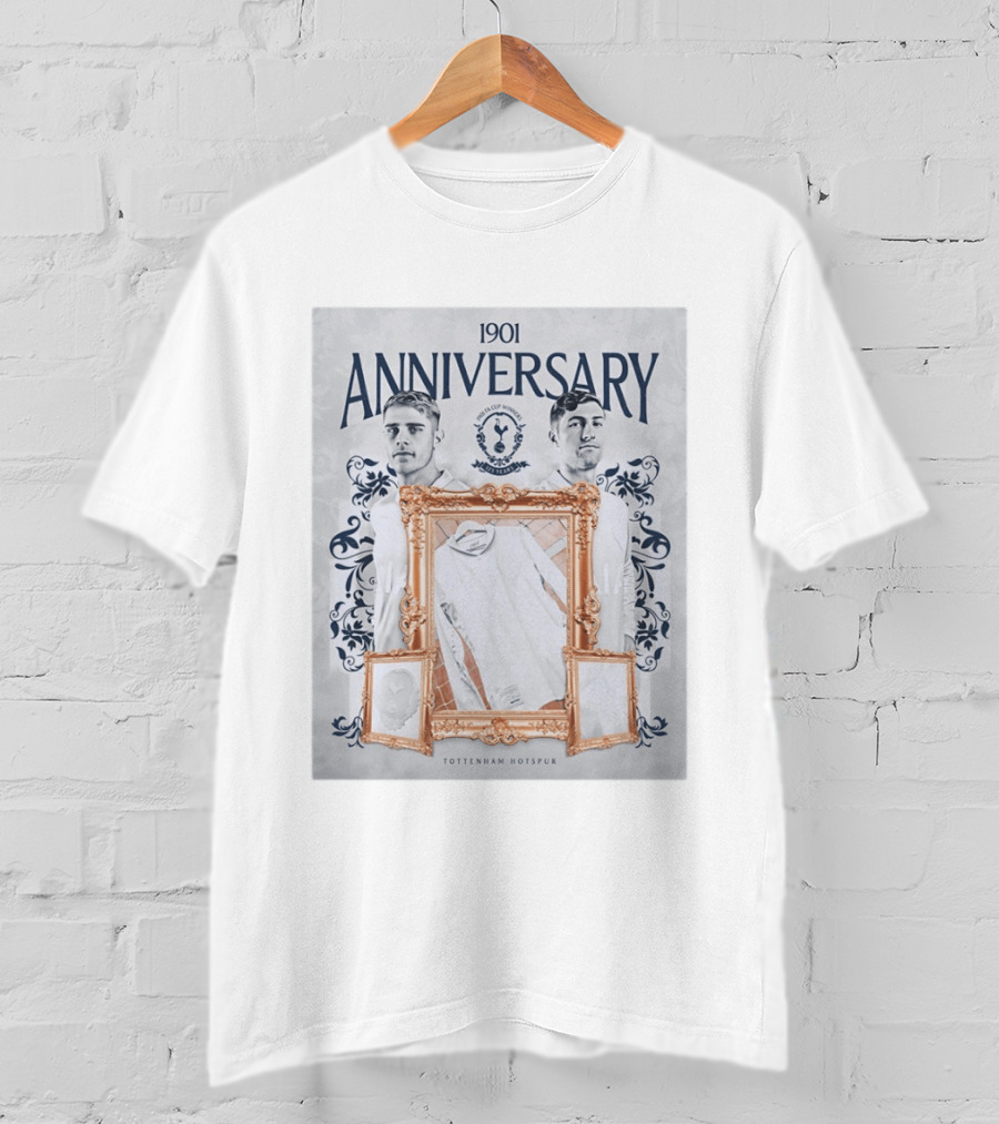 1901 Tottenham Hotspur FA Cup Winners Anniversary T-Shirt