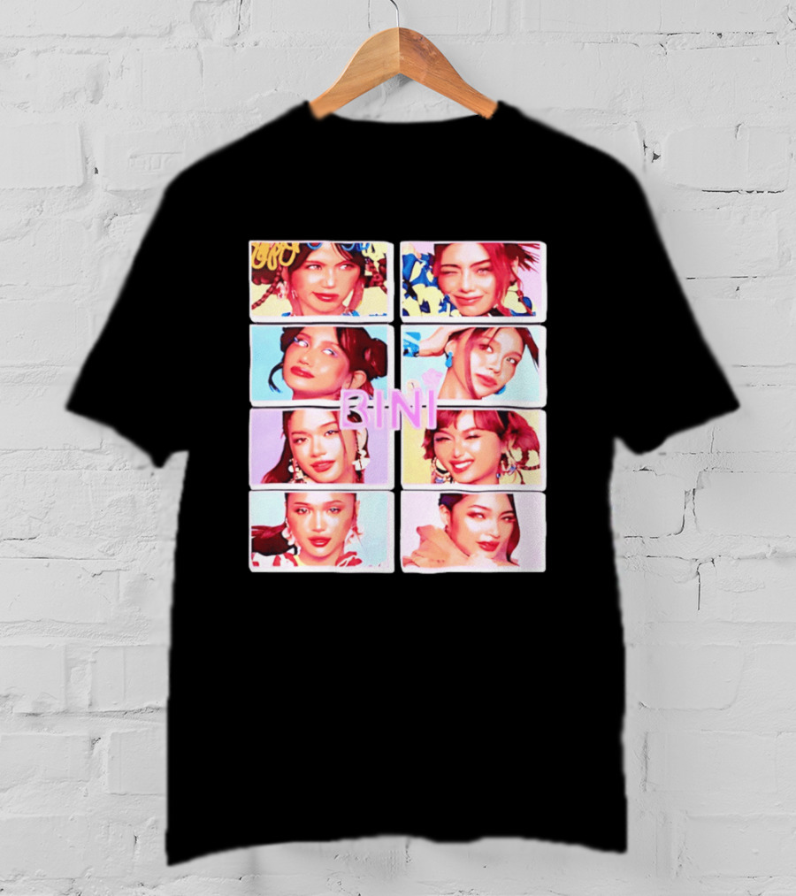 BINI Grid Style P Pop Group Philippines T-Shirt