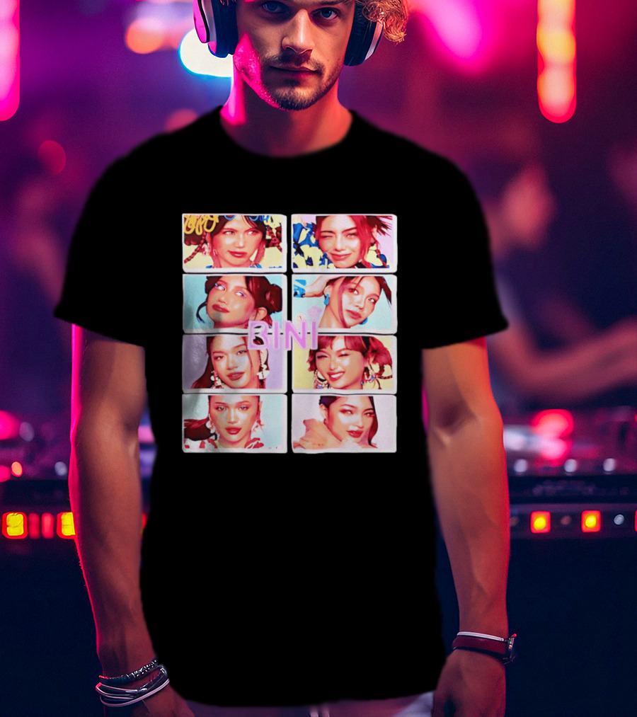 BINI Grid Style P Pop Group Philippines T-Shirt