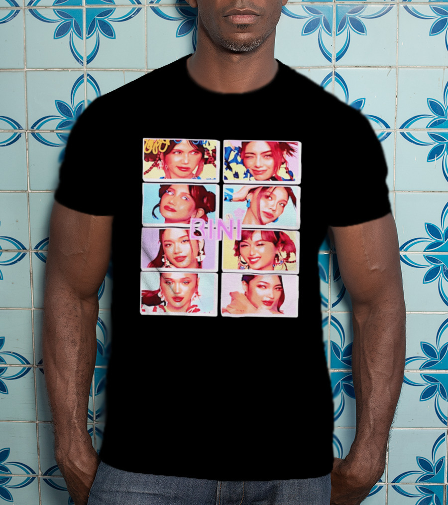 BINI Grid Style P Pop Group Philippines T-Shirt