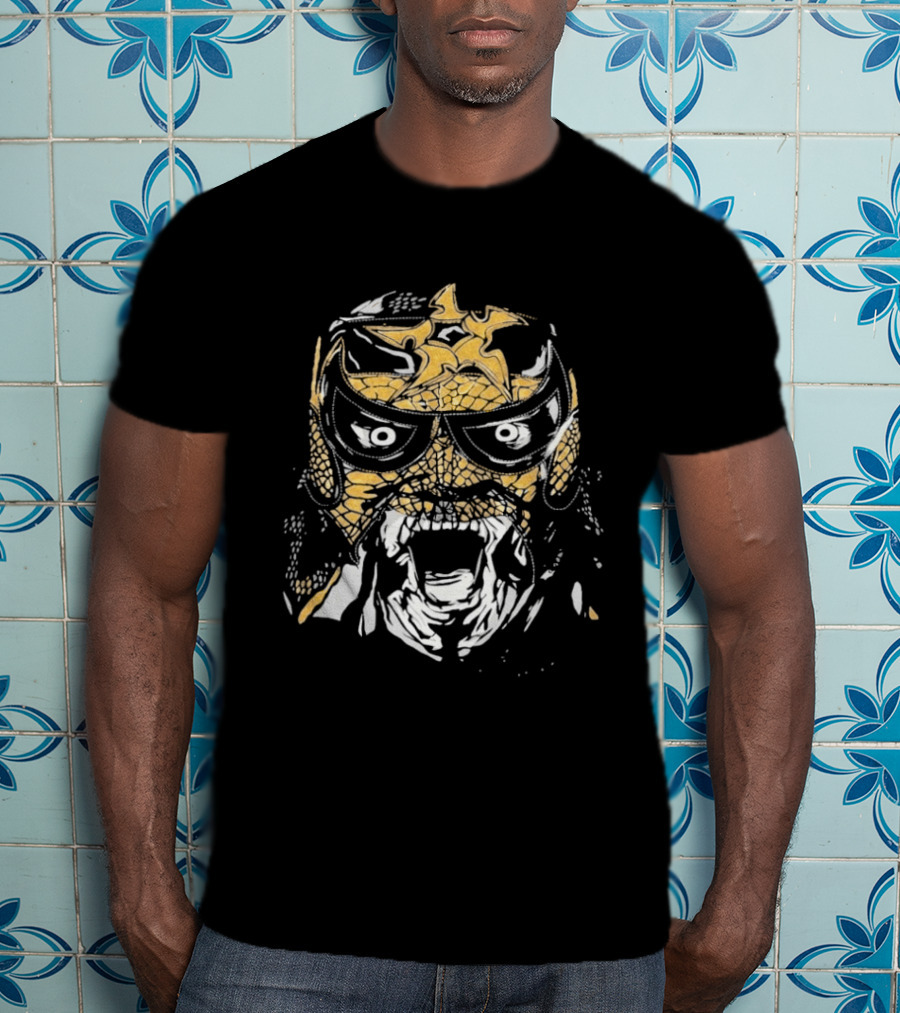 George Kittle Wrestlemania 42 Pentagon Jr Masked Warrior Face Paint T-Shirt