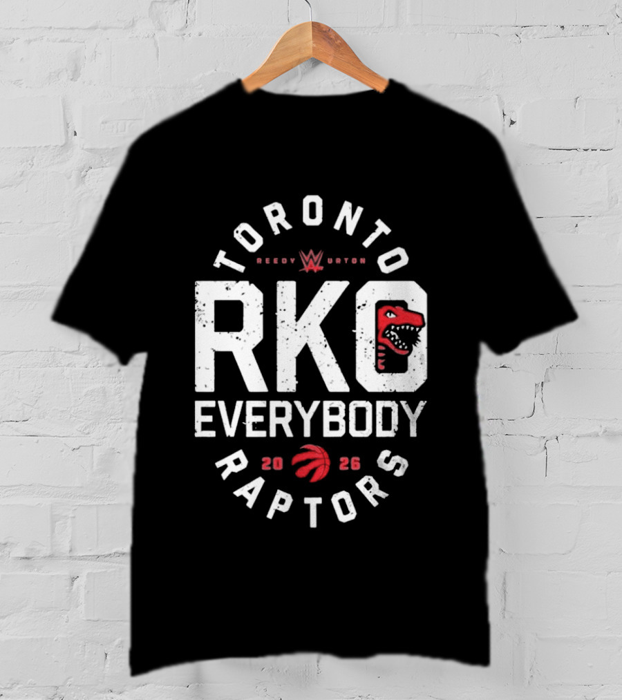 Toronto Raptors RKO Everybody Randy Orton 2026 Collaboration T-Shirt