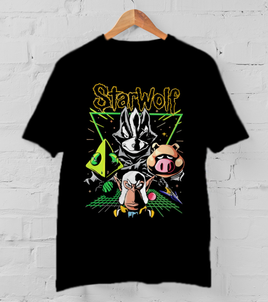 StarWolf Character Collection Wolf And Fox T-Shirt