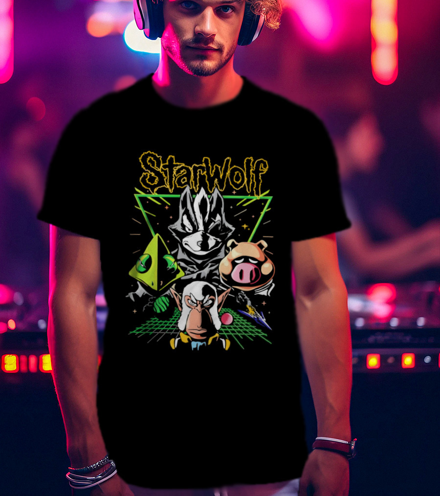StarWolf Character Collection Wolf And Fox T-Shirt