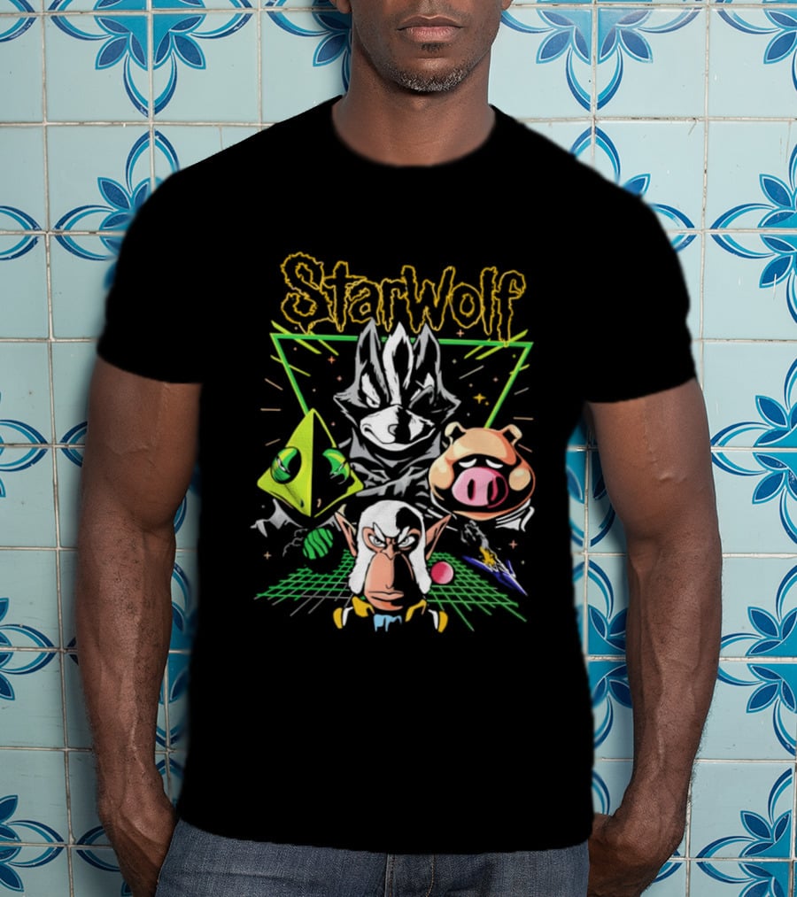 StarWolf Character Collection Wolf And Fox T-Shirt