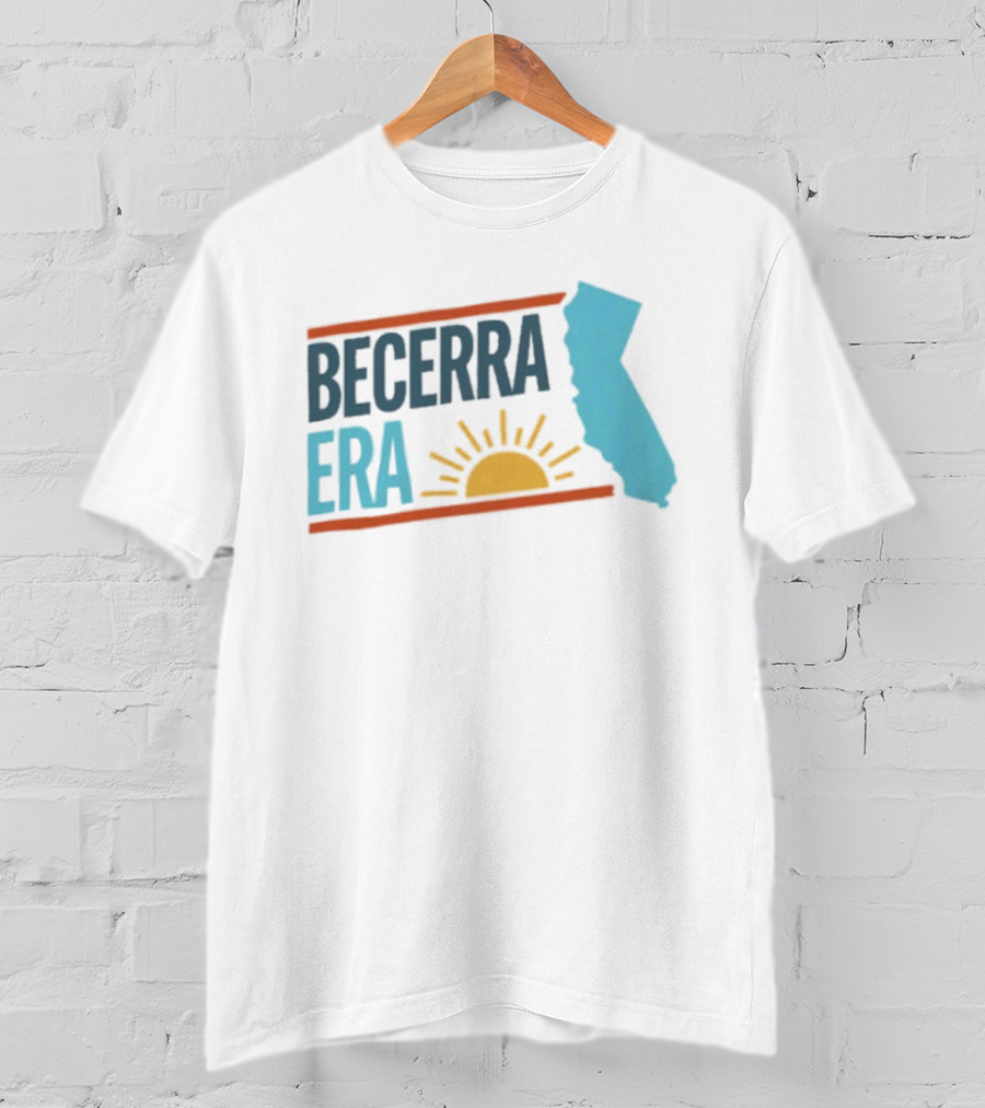 Becerra Era California 2026 Governor Campaign Sun State T-Shirt