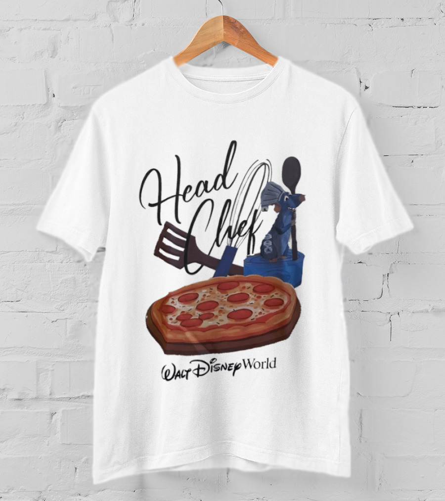 Head Chef Ratatouille Pizza Walt Disney World T-Shirt