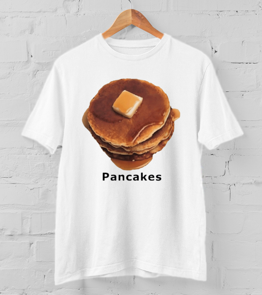 Pancakes Syrup Stack With Butter Topping T-Shirt