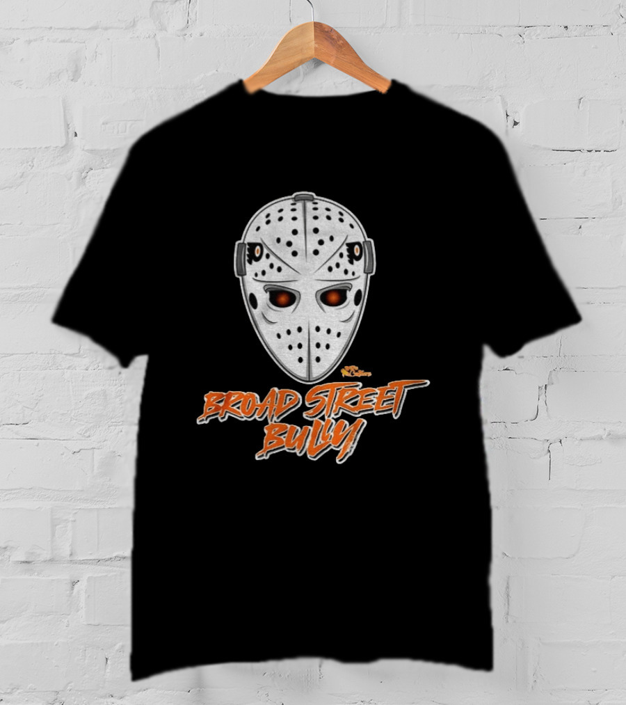 Jason Voorhees Hockey Mask Broad Street Bully Philadelphia Flyers 2026 T-Shirt