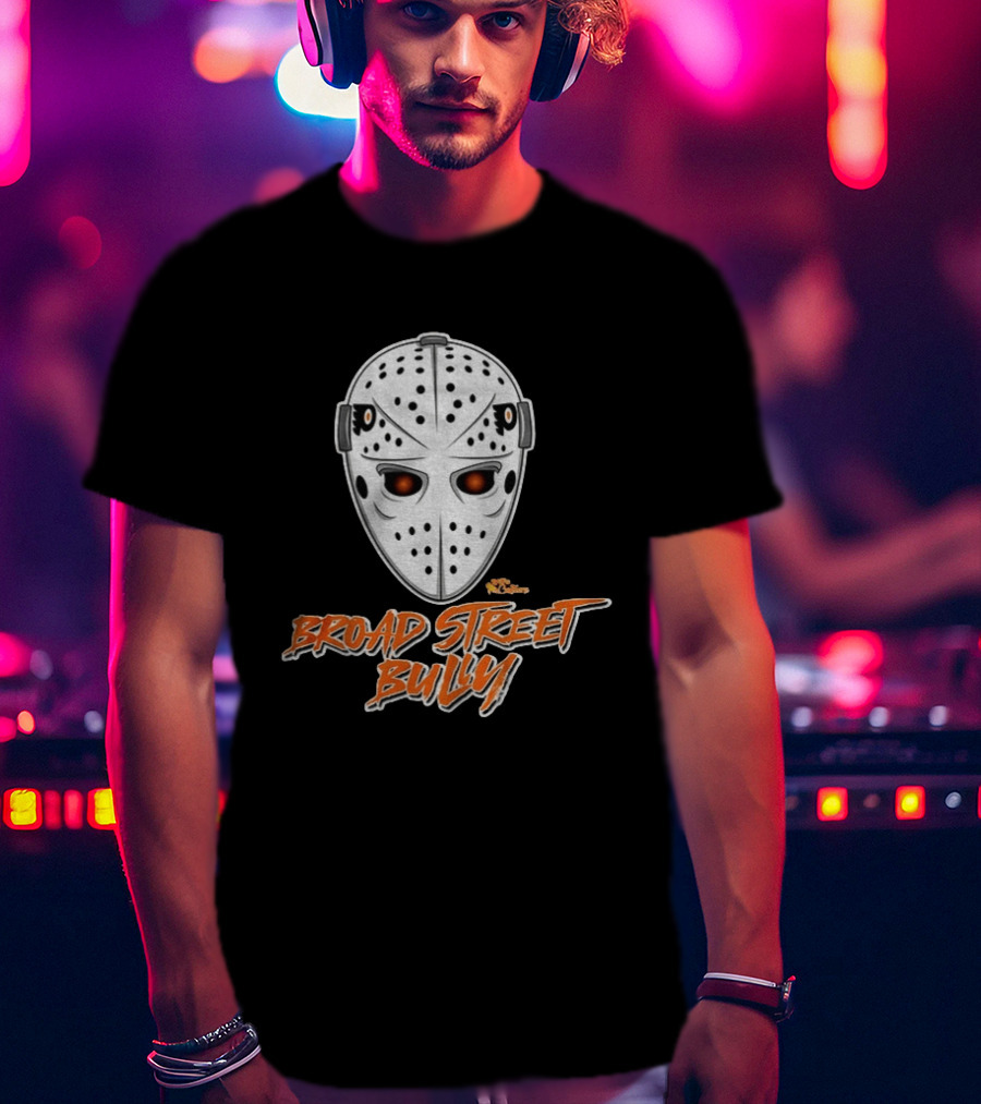 Jason Voorhees Hockey Mask Broad Street Bully Philadelphia Flyers 2026 T-Shirt