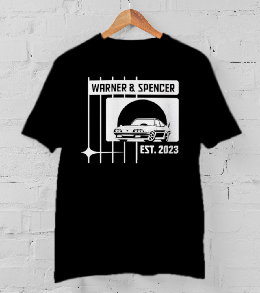 Warner And Spencer Est 2023 Classic Car T-Shirt