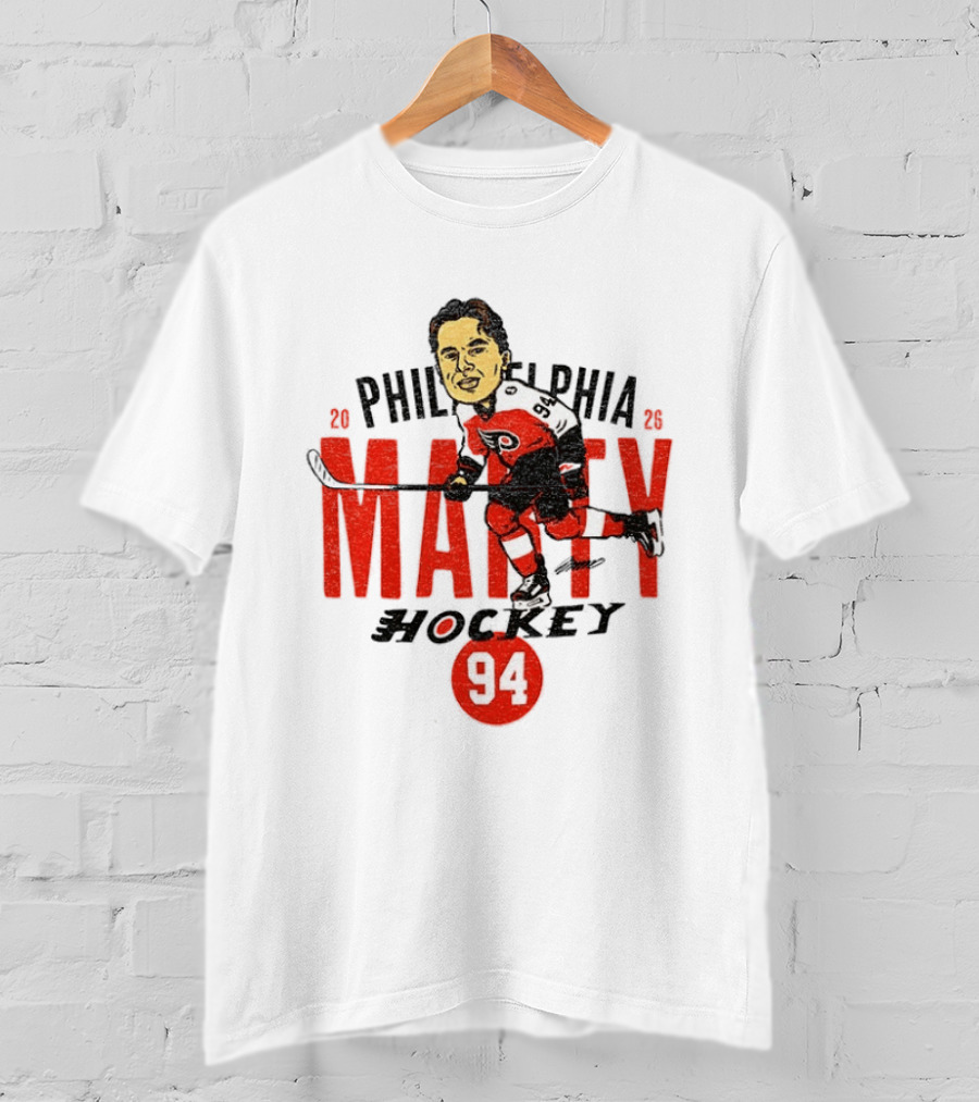 Philadelphia Hockey Porter Martone 94 NHL T-Shirt