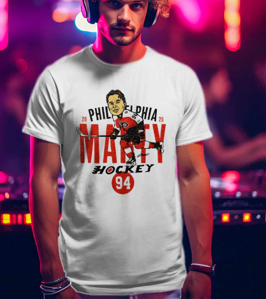 Philadelphia Hockey Porter Martone 94 NHL T-Shirt