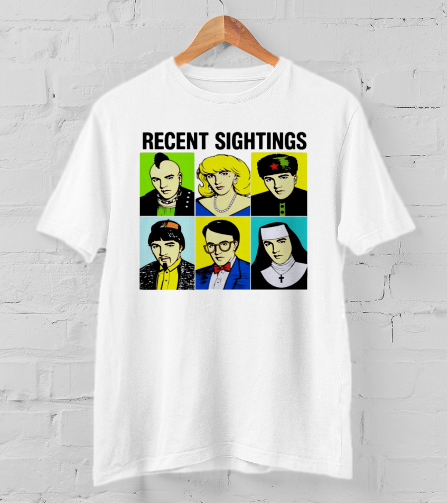 Recent Sightings Pop Art Icon Portraits T-Shirt