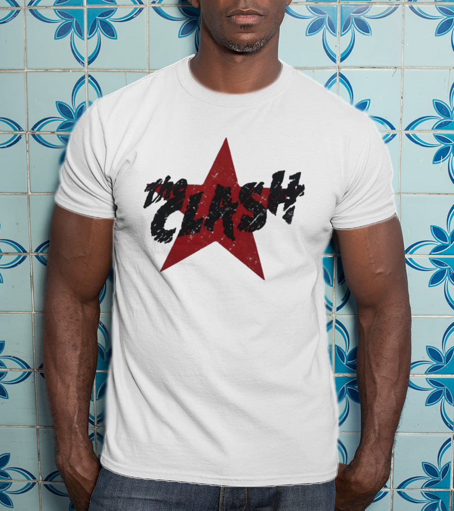 The Clash Red Star Vintage Punk T-Shirt