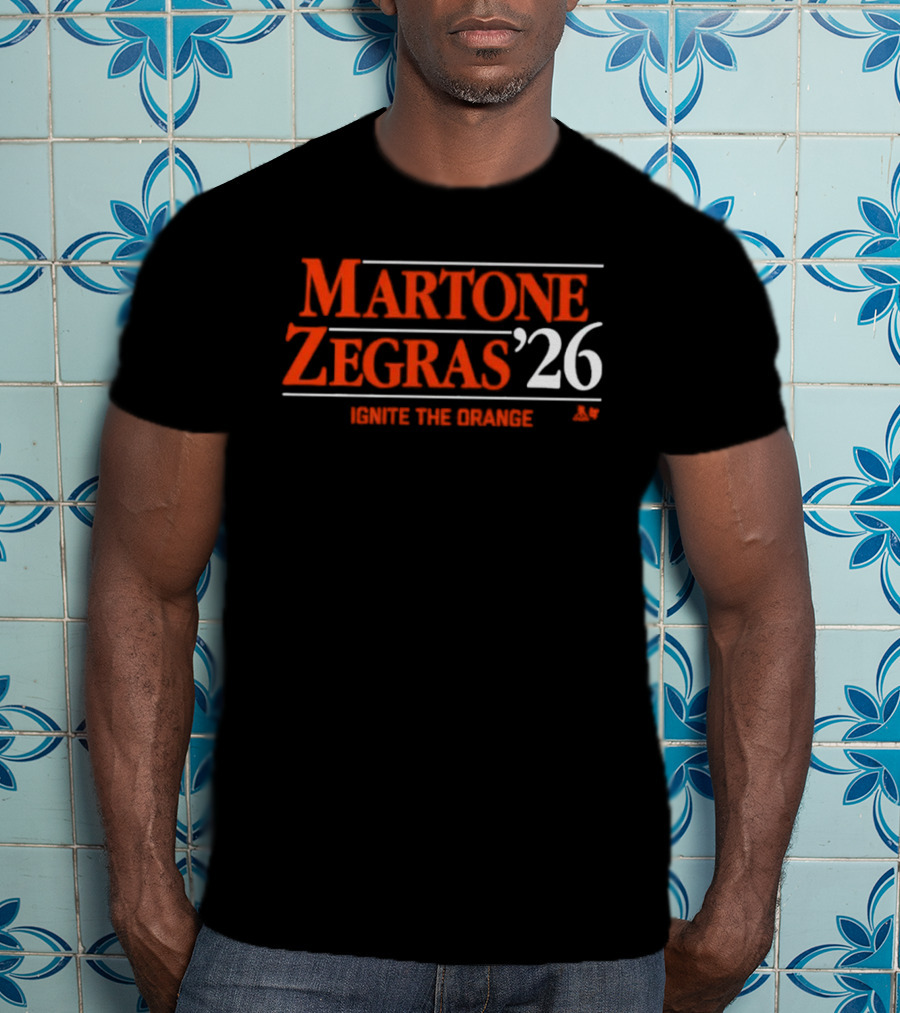 Martone Zegras '26 Make The Change Red T-Shirt