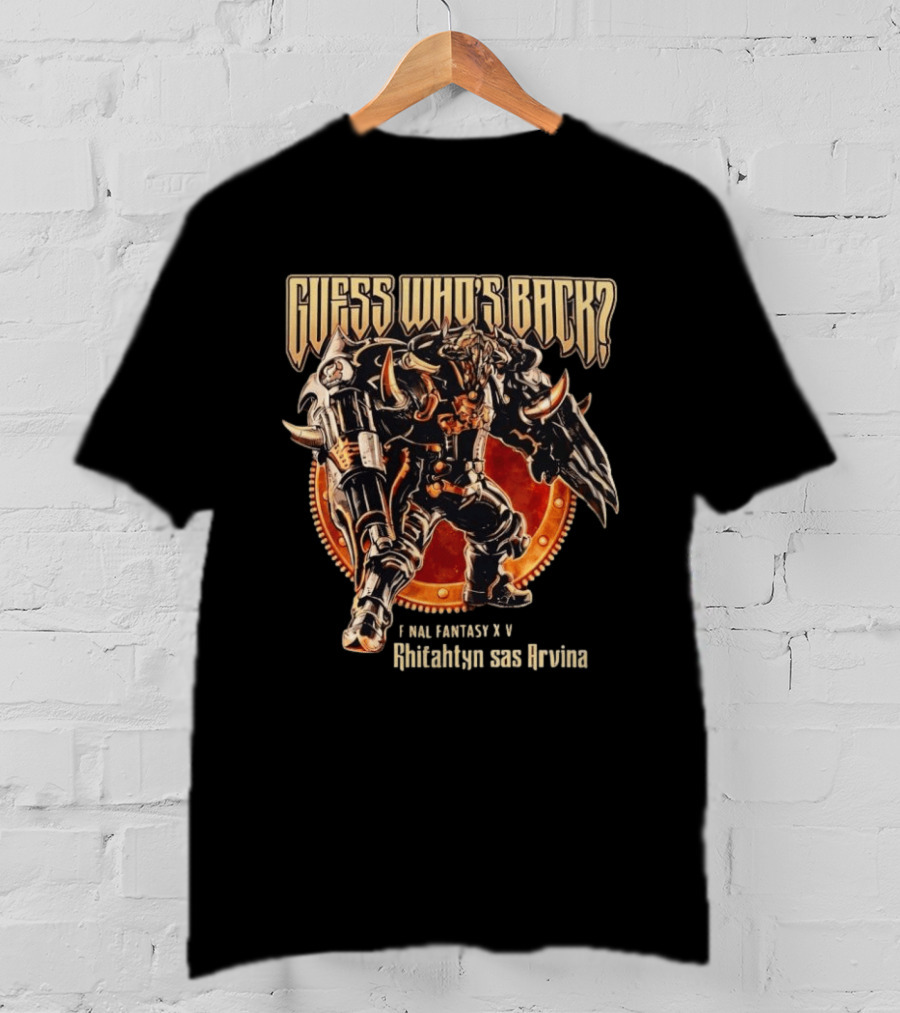 Naoki Yoshida Guess Who's Back FFXIV Rhitahtyn Sas Arvina T-Shirt