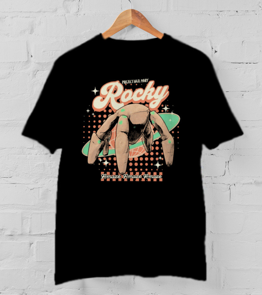 Project Hail Mary Rocky Alien Amaze Amaze Amaze Vintage Style Spacecraft T-Shirt