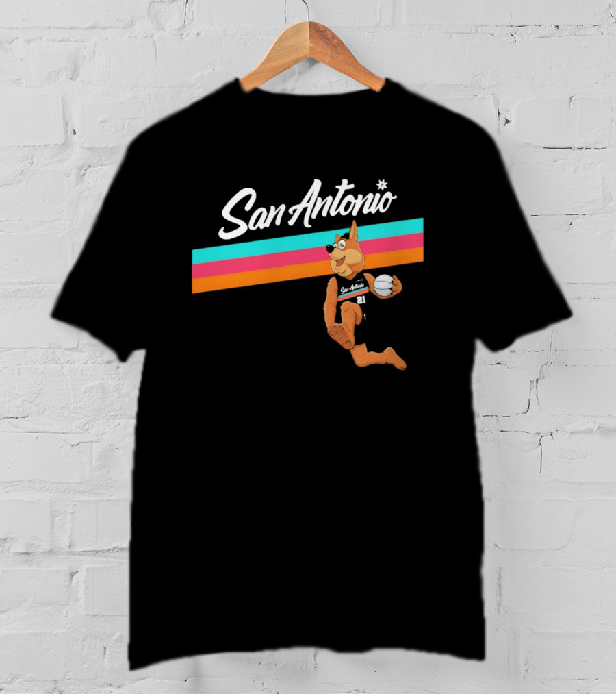 San Antonio Spurs Coyote NBA Basketball 2026 T-Shirt