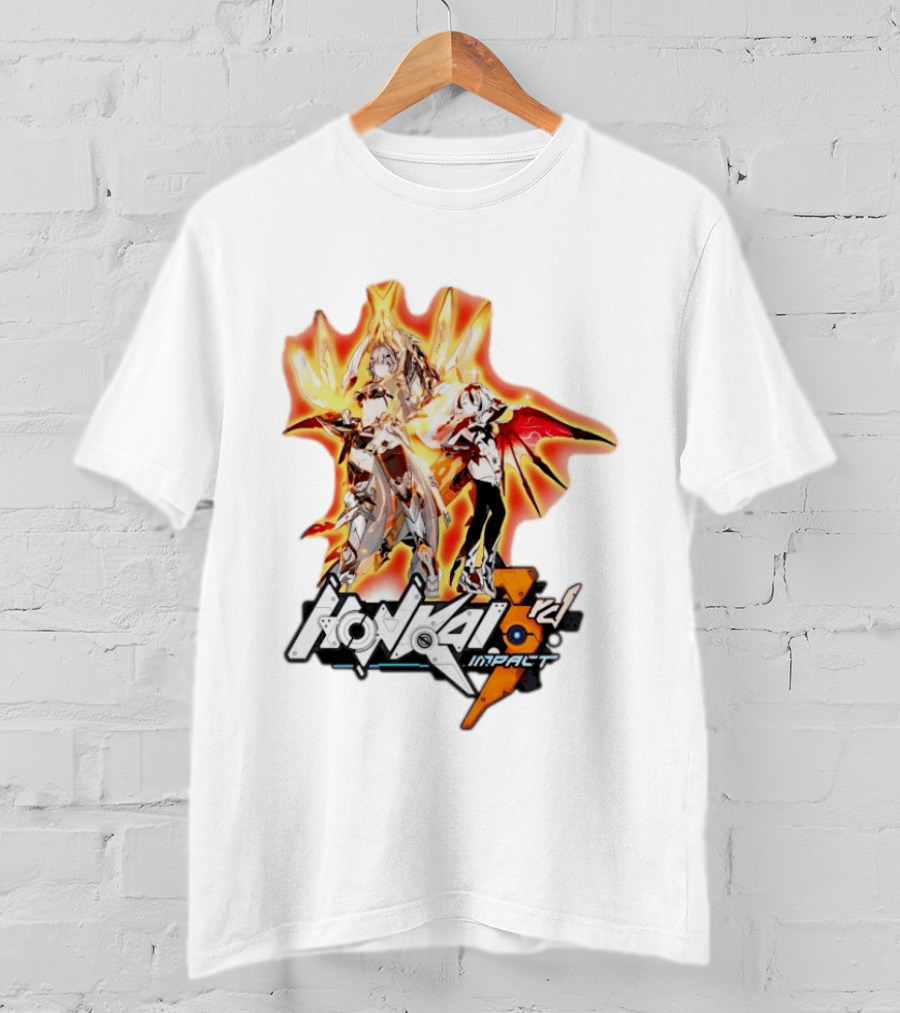 Honkai Impact 3rd HoYoverse Flame Armor Characters T-Shirt