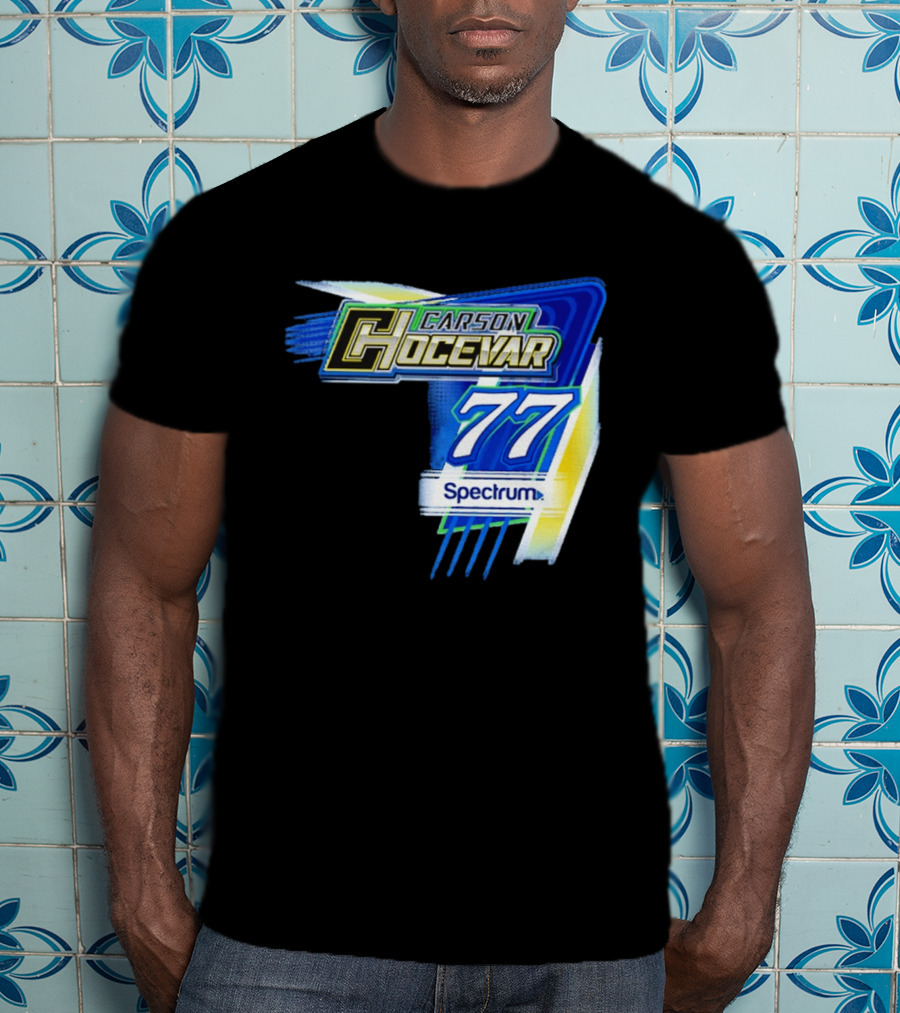 Carson Hocevar #77 Spectrum Racing Nascar T-Shirt