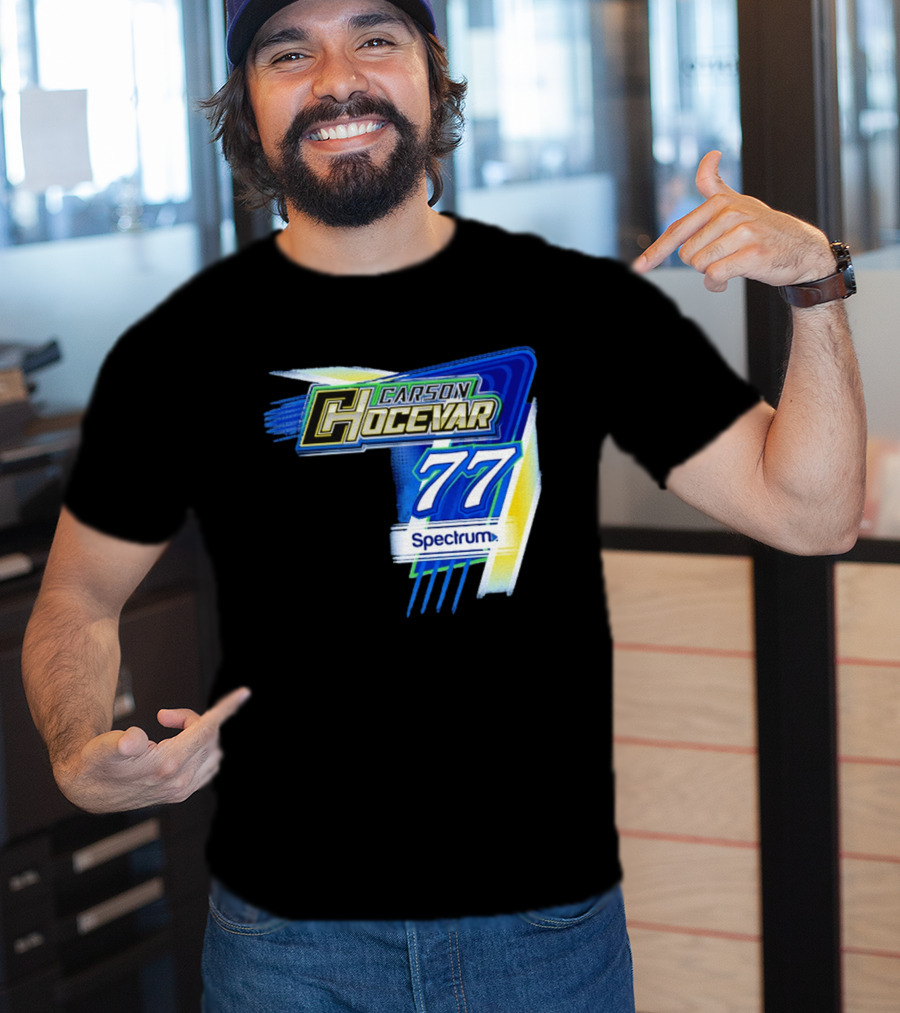 Carson Hocevar #77 Spectrum Racing Nascar T-Shirt
