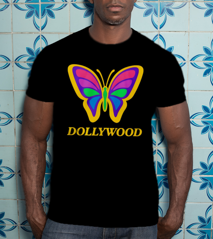 Dollywood 2026 Colorful Butterfly T-Shirt