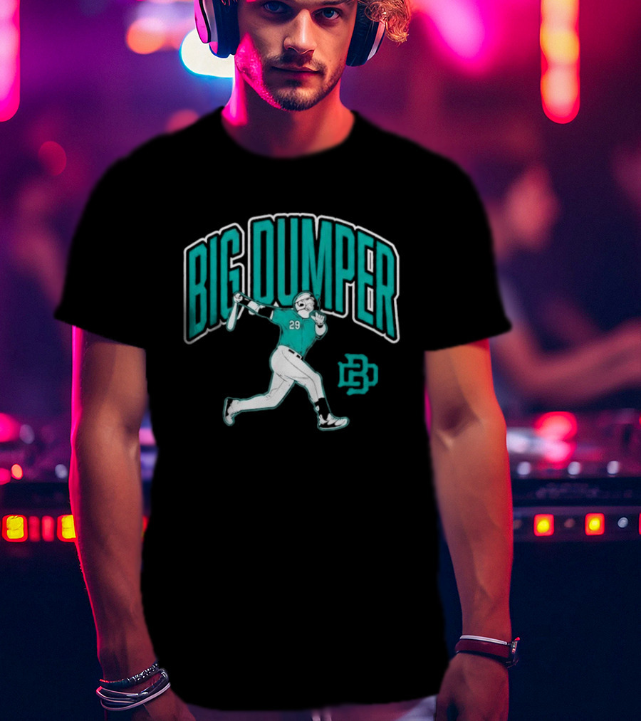 Big Dumper Baseball Player 29 Moonshot T-Shirt